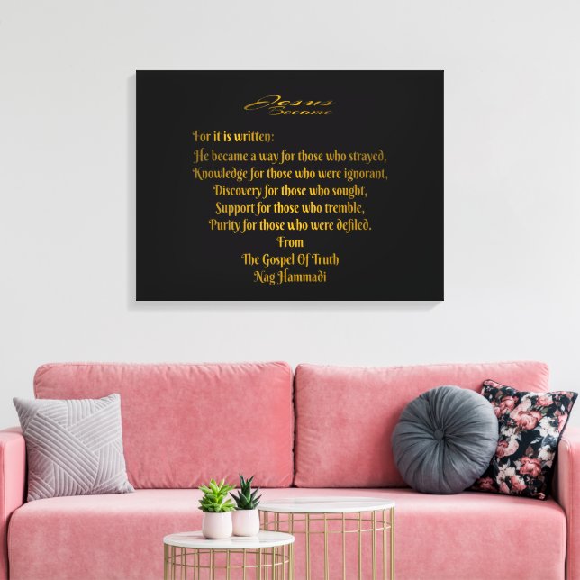 Toile Jésus est devenu (Insitu(Salon))
