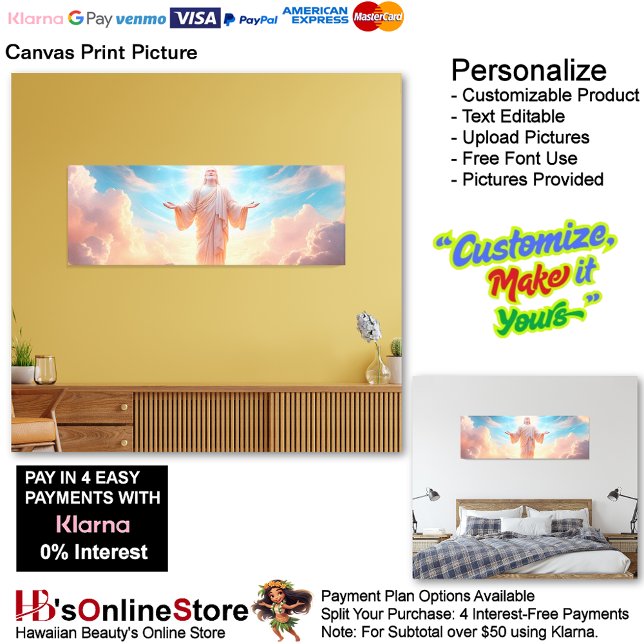 Toile Jésus Imprimer Photo 23 (Jesus Beautiful Clouds Rising Canvas Print Picture 23.)