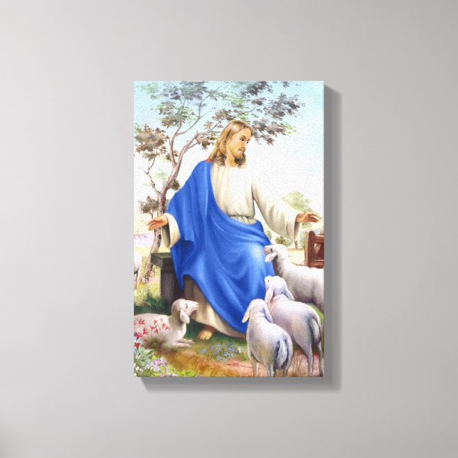 Toile Jésus le berger (Recto)