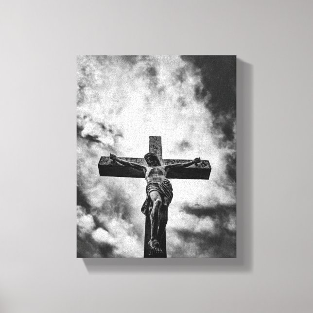 Toile Jesus on the Cross – Faith and Redemption Canvas   (Recto)