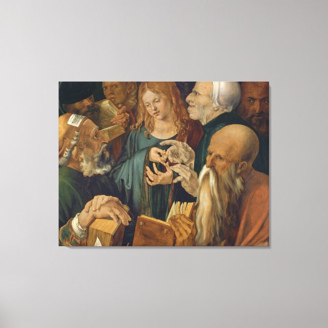 Toile Jésus parmi les médecins (Recto)