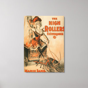 Toile Jeu de "agneau de Mamie" de fantaisie de flambeurs