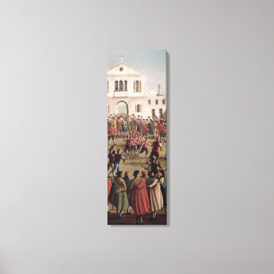 Toile Jeu du football chez Sant'Alvise, Venise