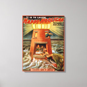 Toile Jeu heureux de phare et de Jonas de voyou