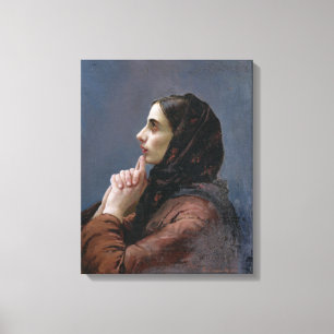 Toile Jeune femme à la prière, 1879 (huile sur toile)