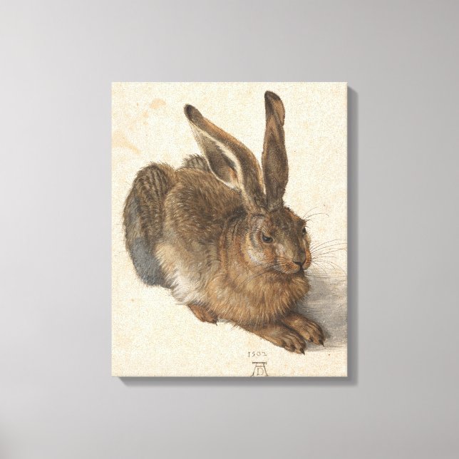 Toile Jeune lièvre | Albrecht Dürer (Recto)