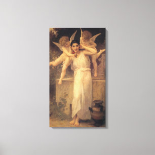 Toile Jeunesse par Bouguereau, Portrait d'anges victorie