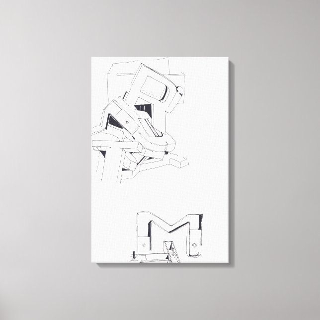 Toile Jeux de construction Jeux de construction Dessin 1 (Recto)