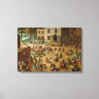 Toile Jeux pour enfants par Pieter Bruegel l'Ancien