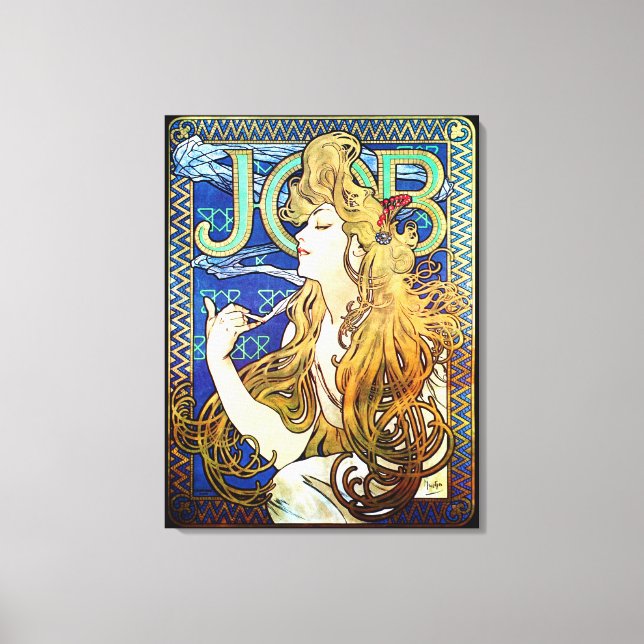 Toile Job par Alphonse Mucha (Recto)