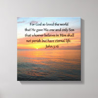 JOHN 3:16 LEVER LA PHOTO DE L'OCÉAN
