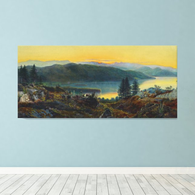 Toile John Atkinson Grimshaw - Windermere  (Insitu (Plancher de Bois))