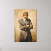 John F Kennedy Portrait officiel par Aaron Shikler