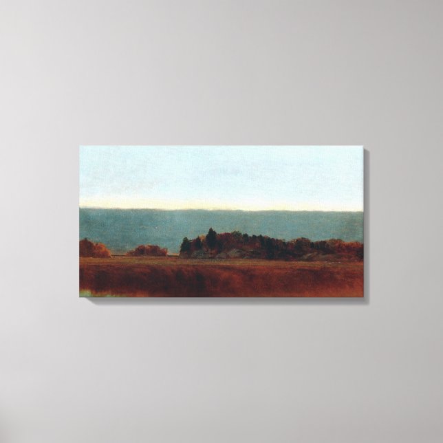 Toile John Frederick Kensett Salt Meadow en octobre (Recto)