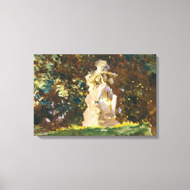 Toile John Singer Sargent - Boboli Garden, Florence (Recto)