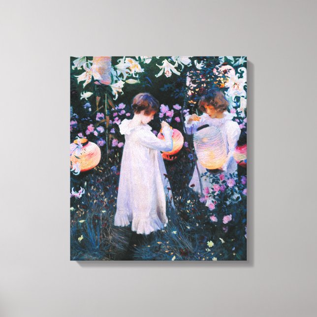 Toile John Singer Sargent Carnation Lily Lily Rose (Recto)
