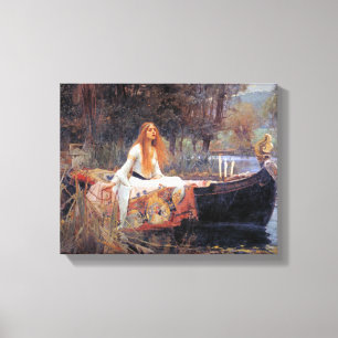 Toile John Waterhouse La Dame de Shallot