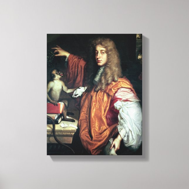 Toile John Wilmot 2e comte de Rochester, c.1675 (Recto)