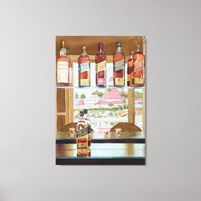 Toile Johnnie Walker et Del (Recto)