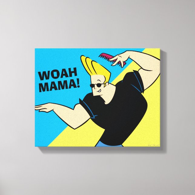 Toile Johnny Bravo Combing Hair (Recto)