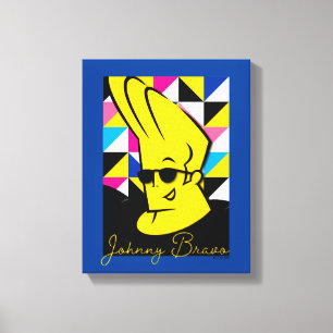 Toile Johnny Bravo Pop Art Graphic