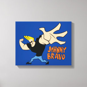 Toile Johnny Bravo Pose Iconique