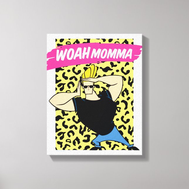 Toile Johnny Bravo - Woah Momma (Recto)