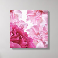 Joli rose rose pétale abstrait floral art stylisé