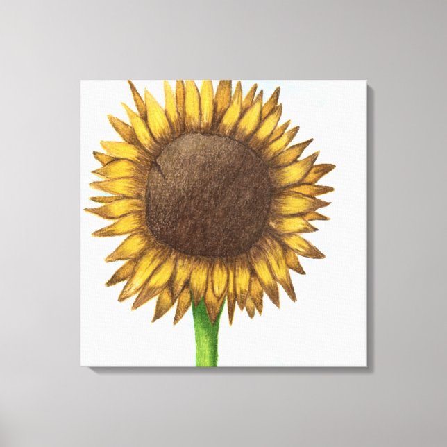Toile Joli tournesol (Recto)
