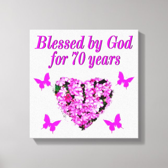 TOILE JOLIE 70E ROSE FLORALE CONCEPTION ANNIVERSAIRE (Recto)
