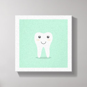 Toile Jolie décoration murale pour dentiste Art dentaire
