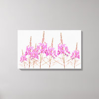 Jolie fleurs roses design floral moderne art