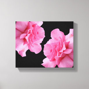 Toile Jolie rose rose fleur moderne minimaliste floral