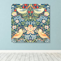 Jolis oiseaux, Art vintage de voleur de fraises