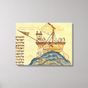 Toile Jonah mangé par la baleine