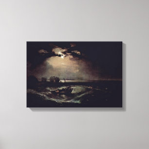 Toile Joseph Mallord William Turner - pêcheurs en mer