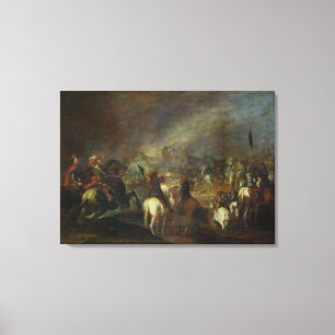 Toile Joshua aux murs de Jéricho