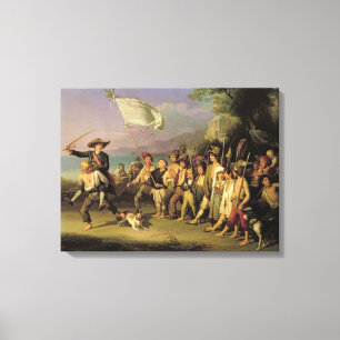 Toile Jouer aux soldats, Révolution romaine 1848
