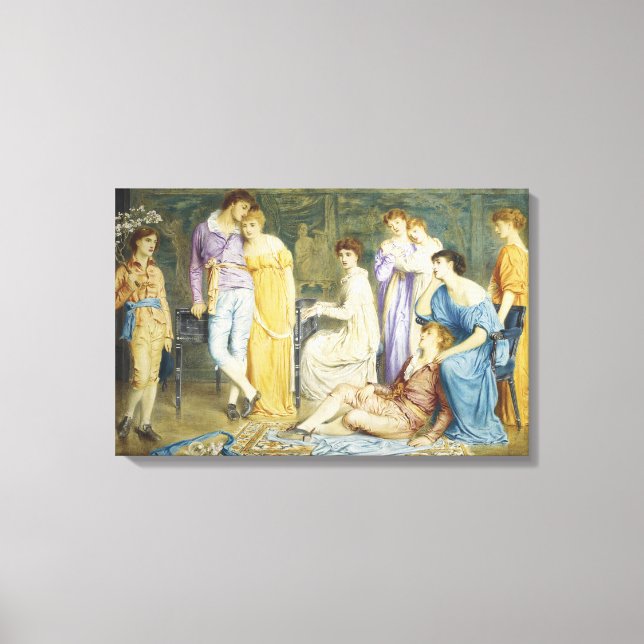 Toile Jouer un précurseur par Bach (Recto)