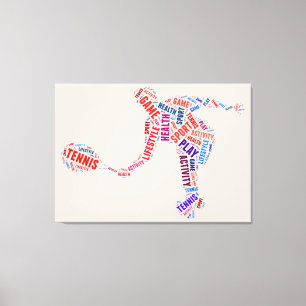 Toile Joueur de tennis