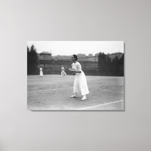 Toile Joueur de tennis de femme obtenant la photographie