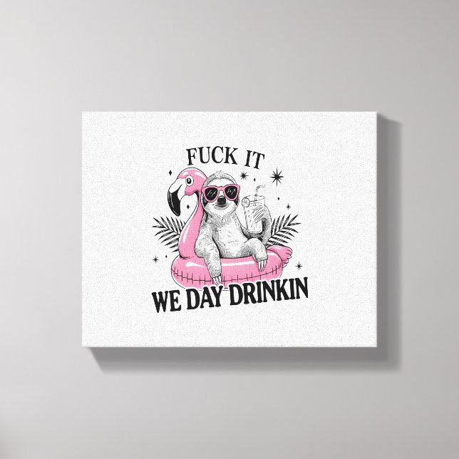 Toile Jour boire Sloth (Recto)