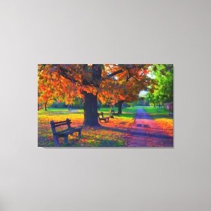 Toile Jour D'Automne Dans Le Parc Wall Art