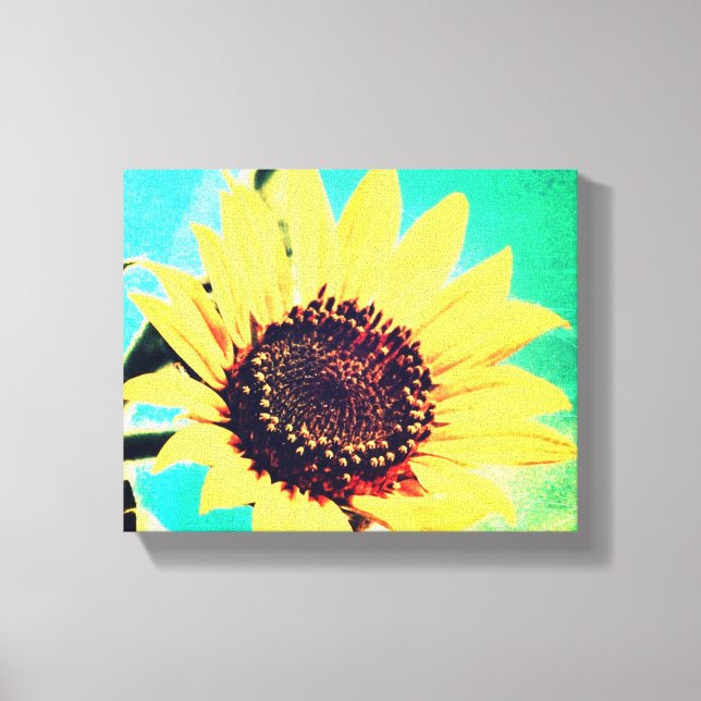 Toile Jour ensoleillé, tournesol (Recto)