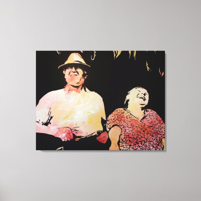 Toile Joyeux couple (Recto)