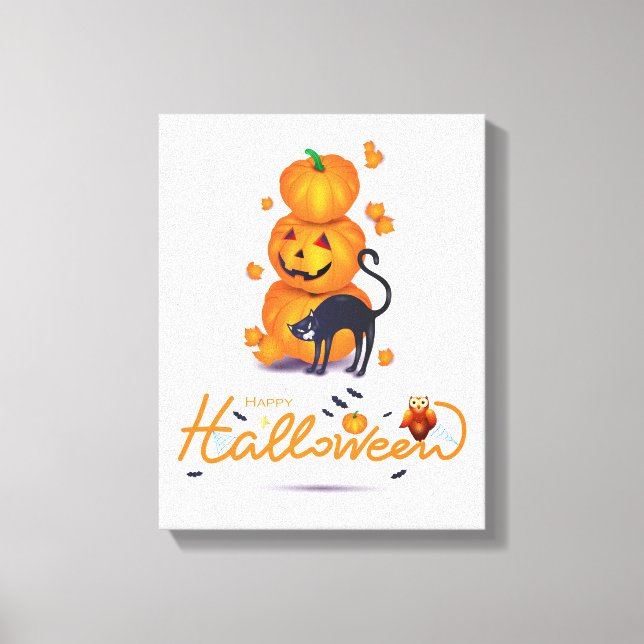 Toile Joyeux Halloween ! (Recto)
