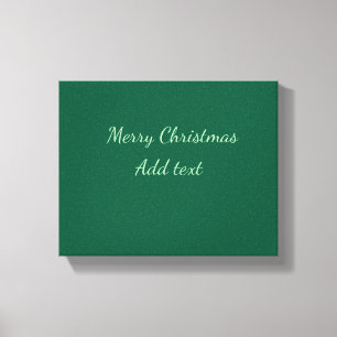 Toile Joyeux Noël vert plaine solo arrière - plan vacanc