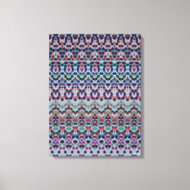 Toile Joyful Confetti Mosaic IV Canvas Print (Recto)