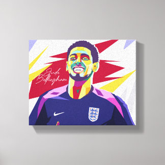 Toile Jude Bellingham Wpap Pop Art