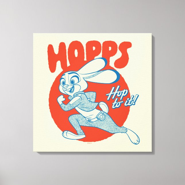 Toile Judy Hopps - Hop to it! (Recto)
